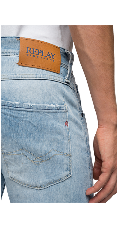 573 BIO 10.5 OZ ダークインディゴスーパーストレッチデニムパンツ ANBASS 詳細画像